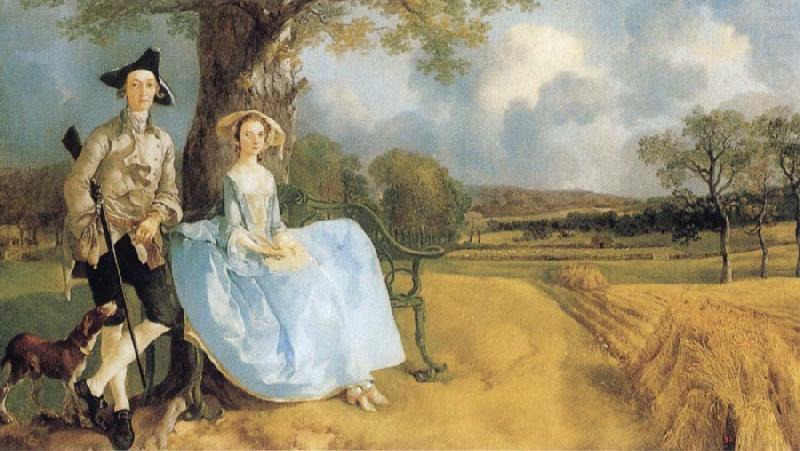 Thomas Gainsborough Robert Andrews and his Wife Frances china oil painting image